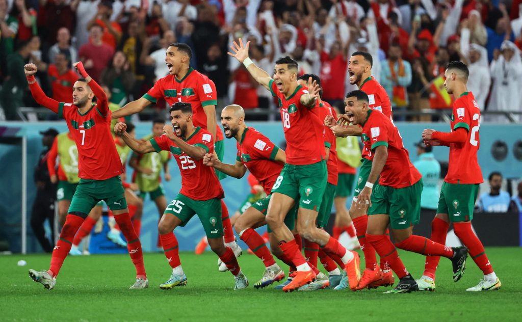 رويترز/ المغرب يفوز على إسبانيا في كأس العالم