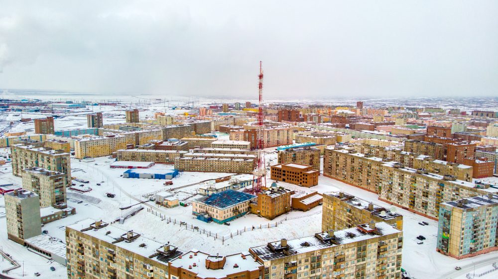 <strong>المدينة الروسية نوريلسك /Shutterstock 