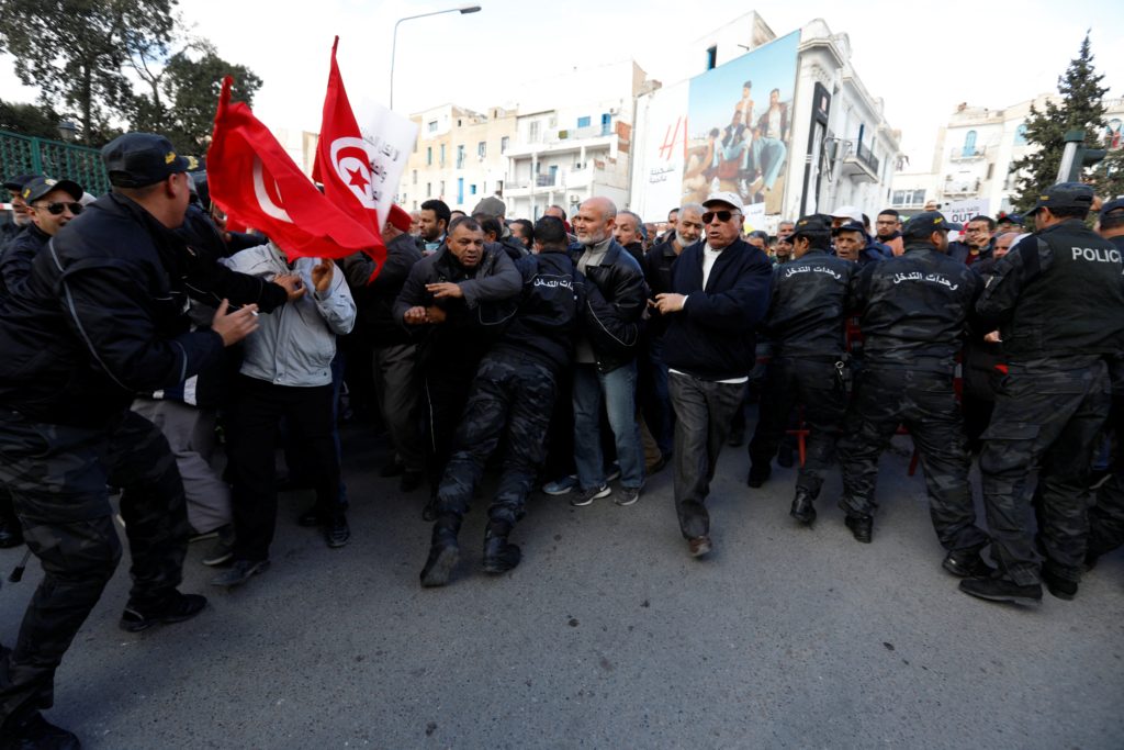 تونس احتجاجات 