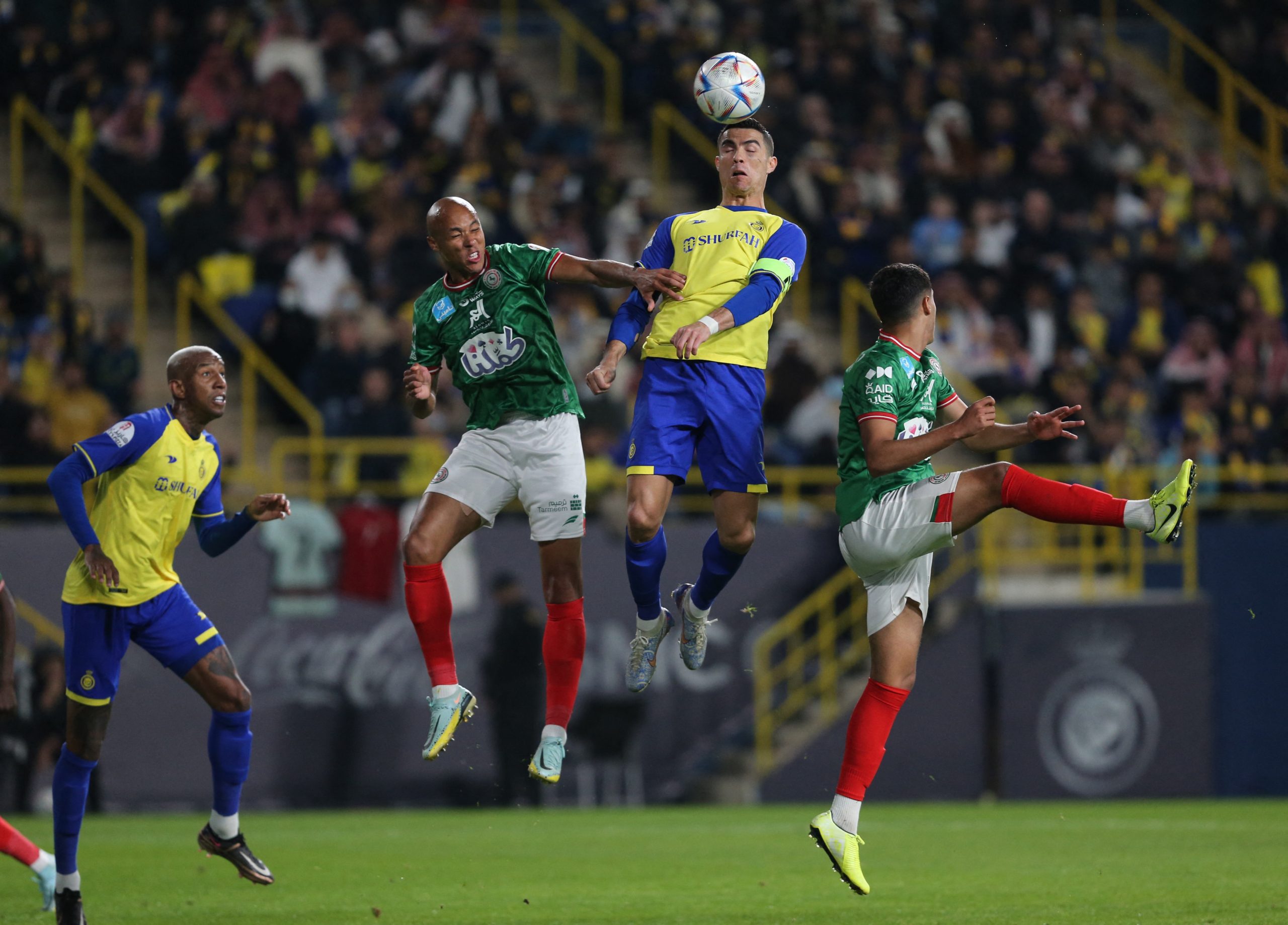 أول مباراة رسمية لرونالدو مع النصر - gettyimages