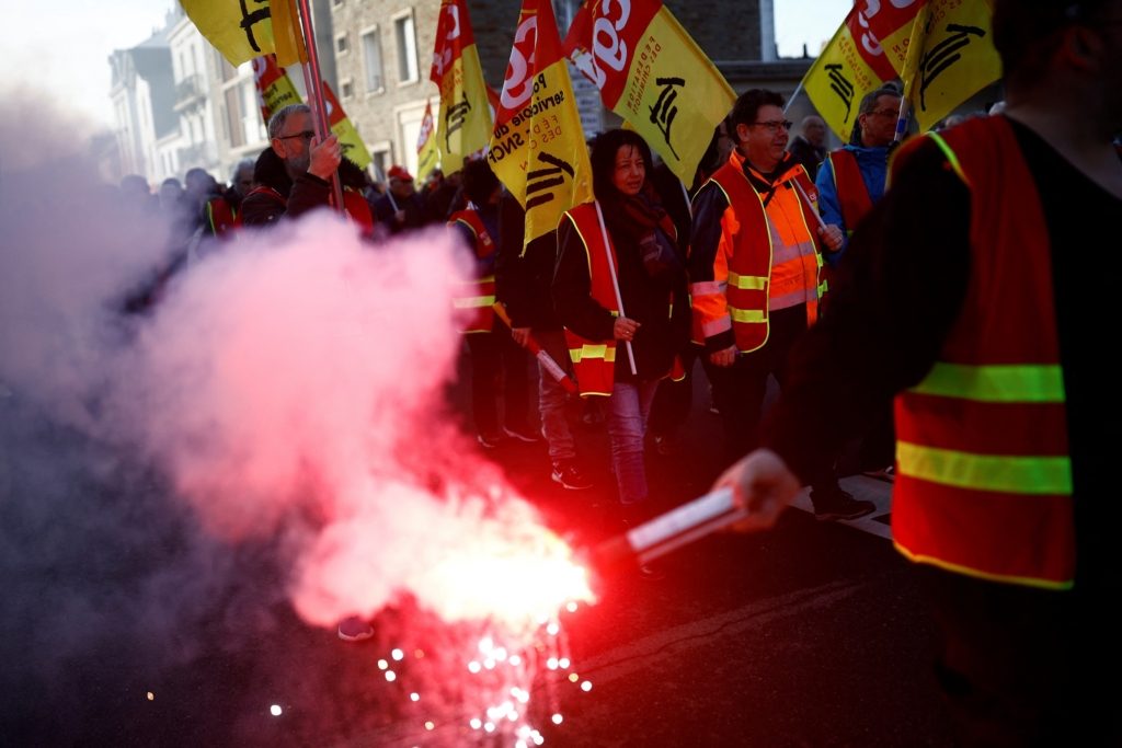 خطة التقاعد فرنسا احتجاجات