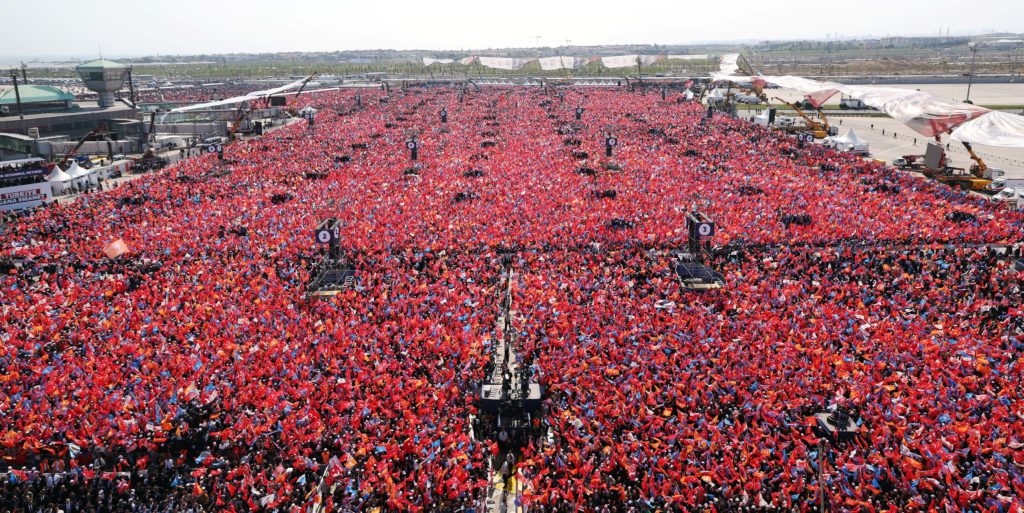 حشد تاريخي لأردوغان في إسطنبول انتخابات تركيا 2023