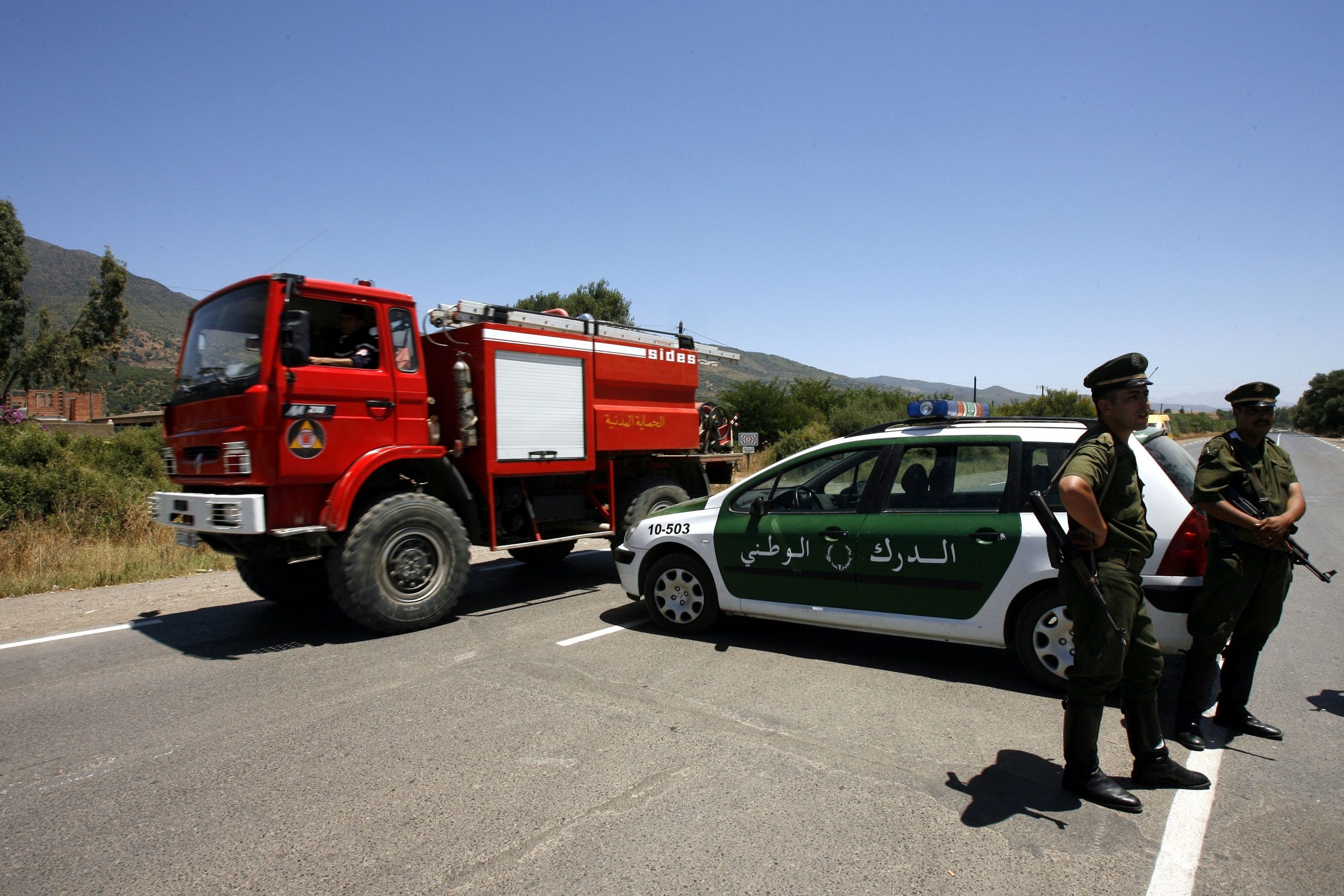 الجزائر حوادث السير بئر عائلة