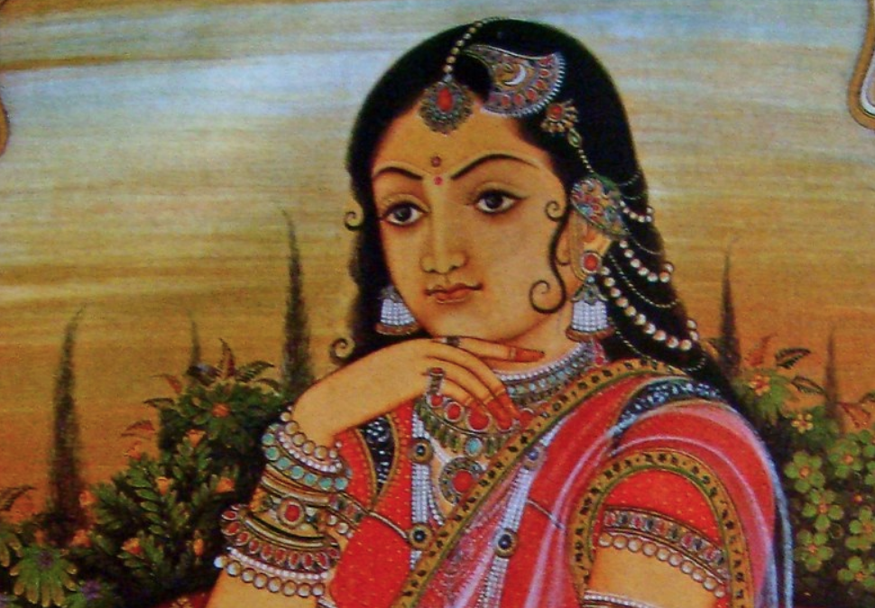 صورة تخيلية لملكة هندية تعود إلى القرن الماضي – Wikimedia