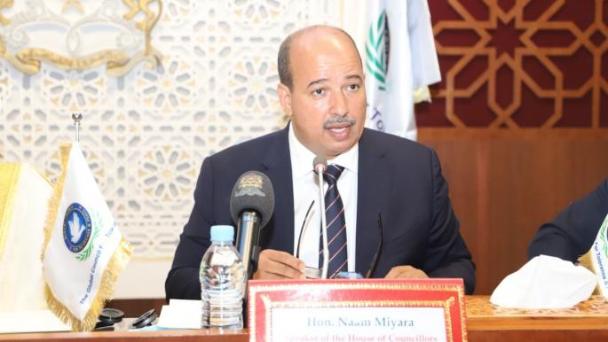 النعم ميارة رئيس مجلس المستشارين المغربي <br>