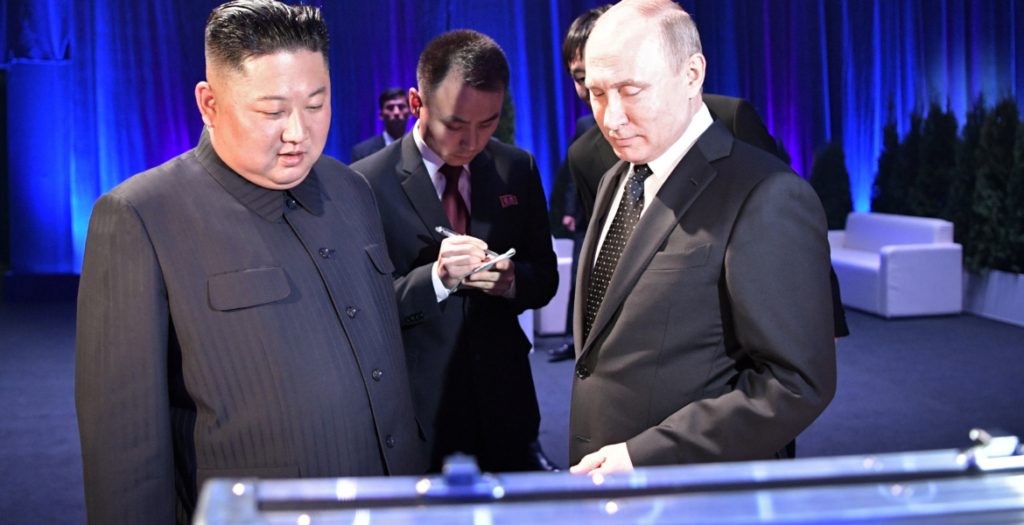 كيم جونغ أون بوتين روسيا كوريا الشمالية 