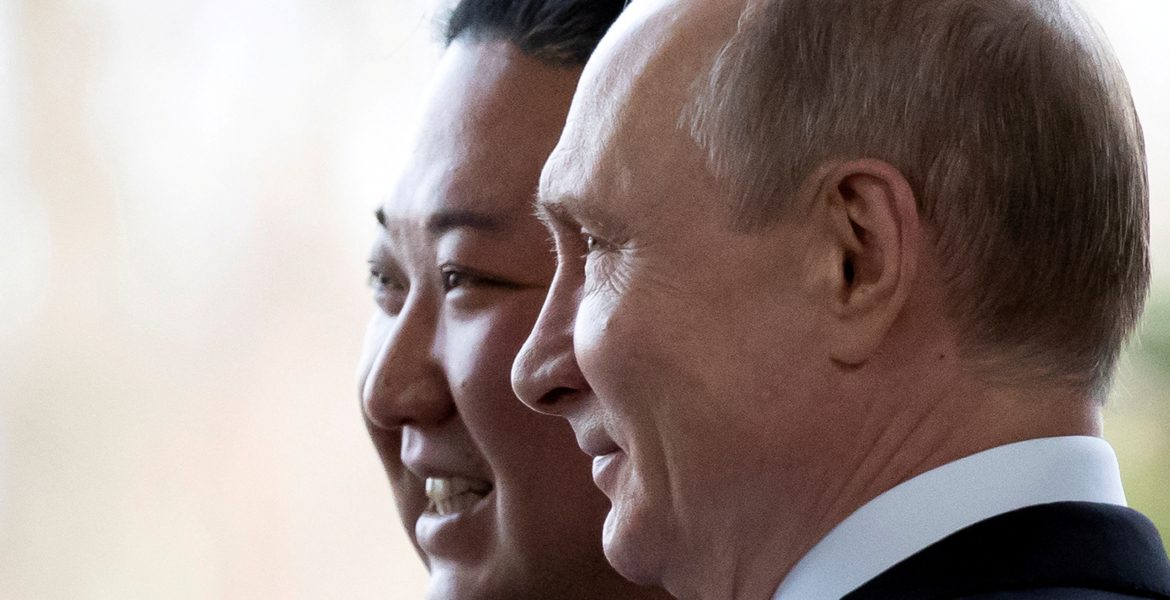 فلاديمير بوتين وكيم جونغ أون / رويترز