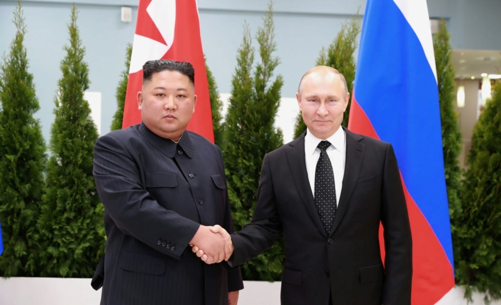 كوريا الشمالية روسيا كيم جونغ أون بوتين 