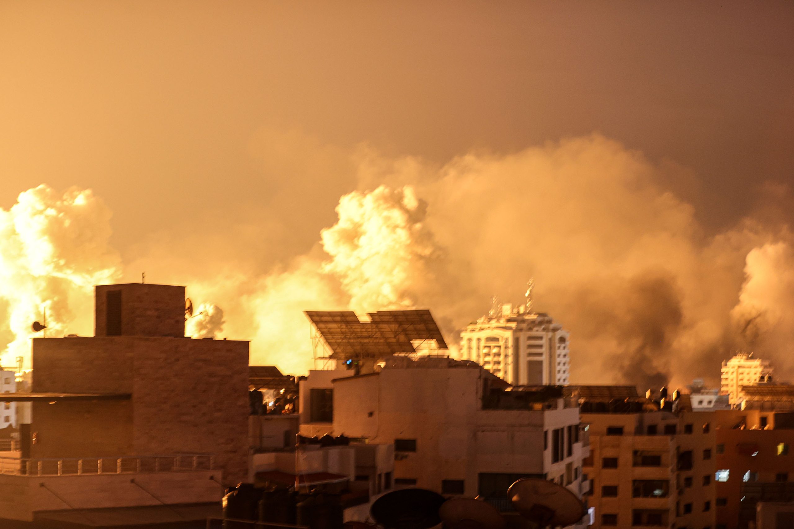 قصف إسرائيلي على غزة/ الأناضول