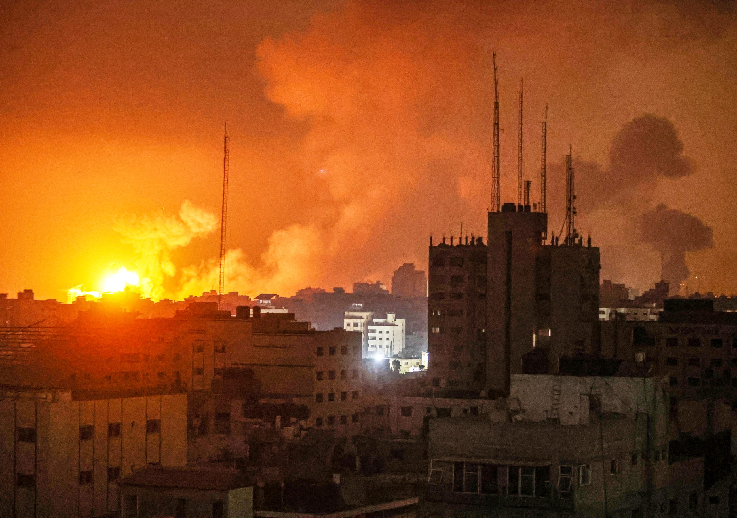 قصف على غزة/ الأناضول