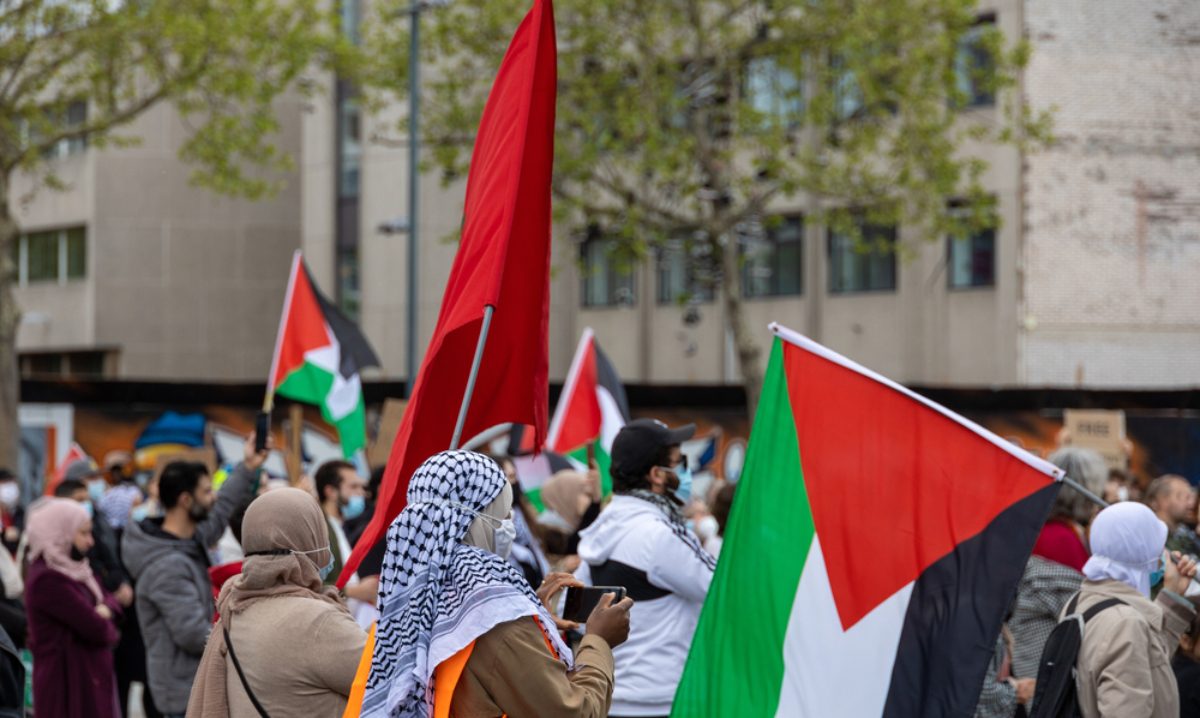 مظاهرات دعم لفلسطين