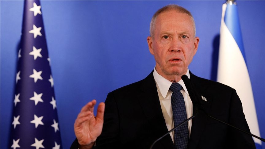 وزير دفاع الاحتلال يوآف غالانت/الأناضول