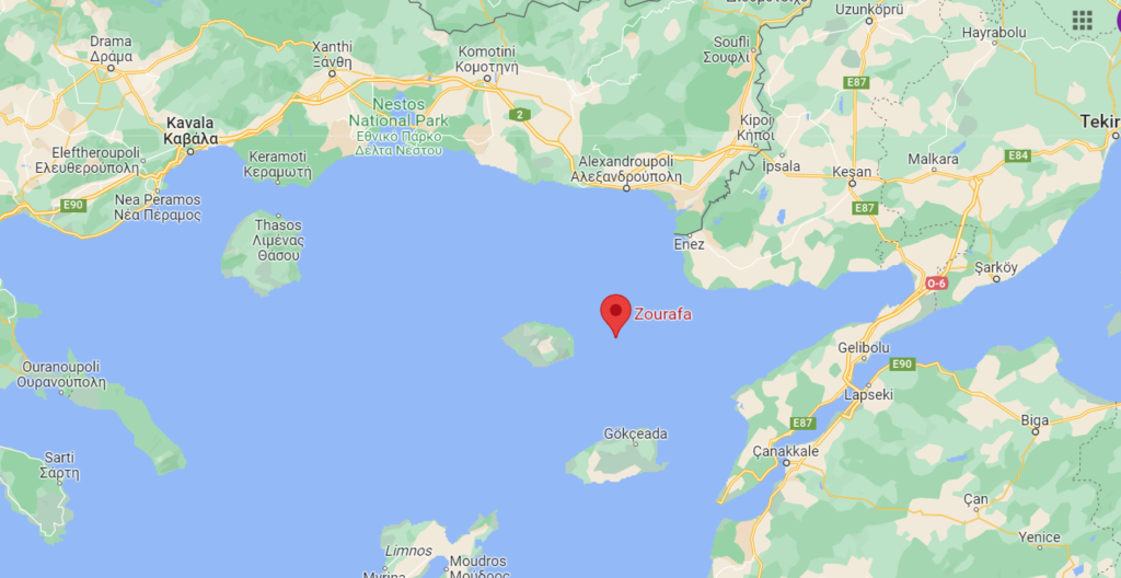 جزيرة الزرافة تركيا اليونان 