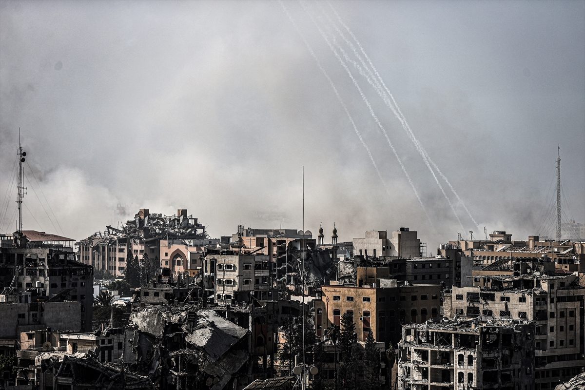 القصف والغارات الإسرائيلية على غزة/الأناضول