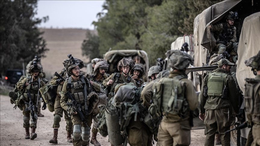 قوات الاحتلال الإسرائيلي المتوغلة في قطاع غزة/ الأناضول