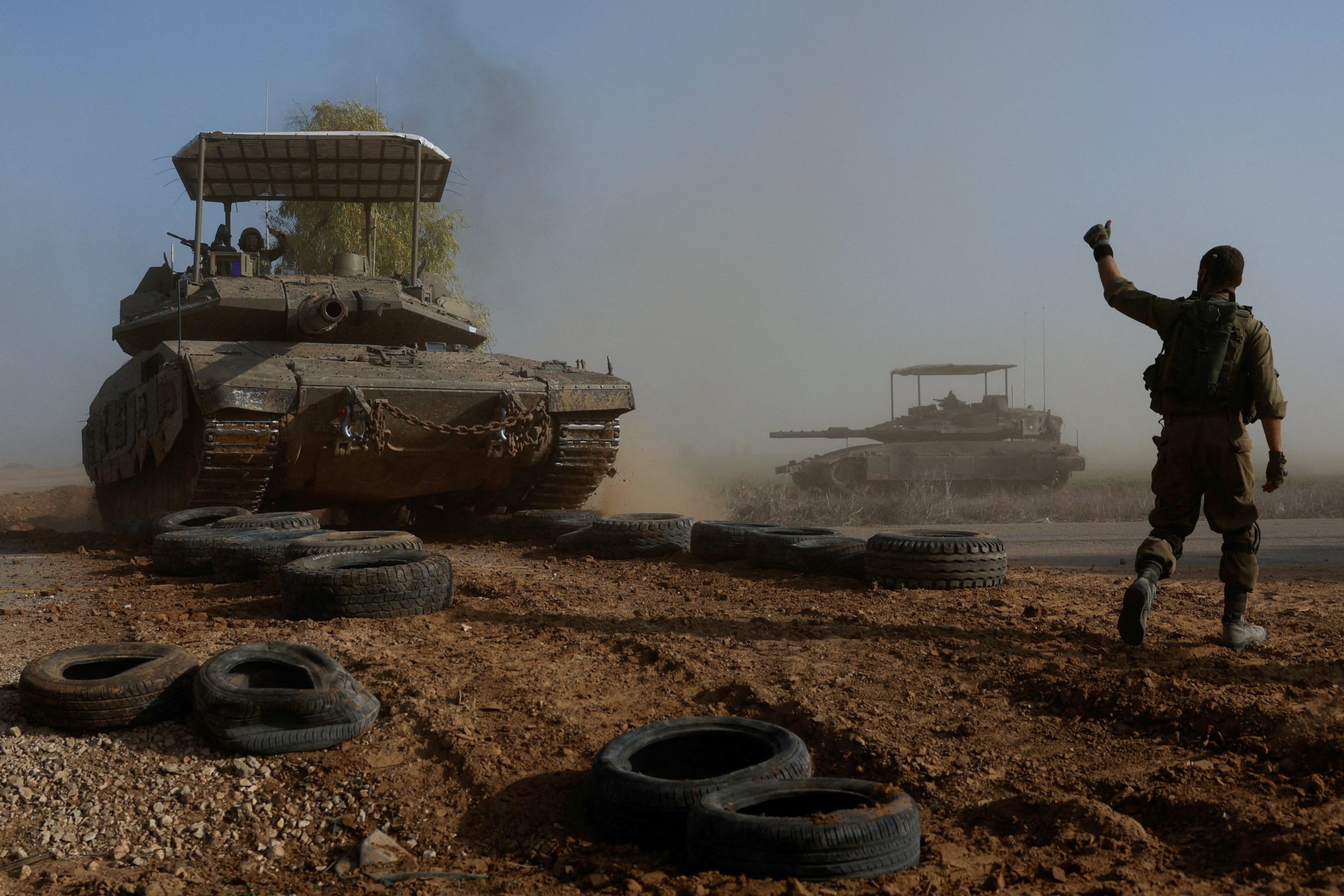 Gazze'deki İsrail işgal güçleri/Reuters