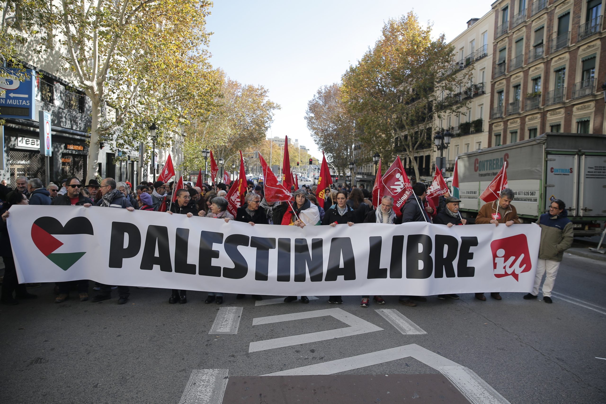 مظاهرات مؤيدة لفلسطين في إسبانيا - الأناضول
