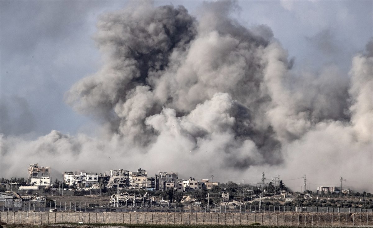هجمات جوية إسرائيلية على غزة/الأناضول