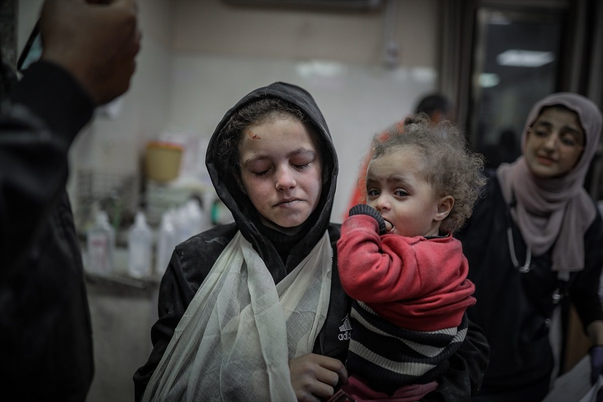 معاناة كبيرة للأطفال في قطاع غزة بسبب العدوان/ الأناضول
