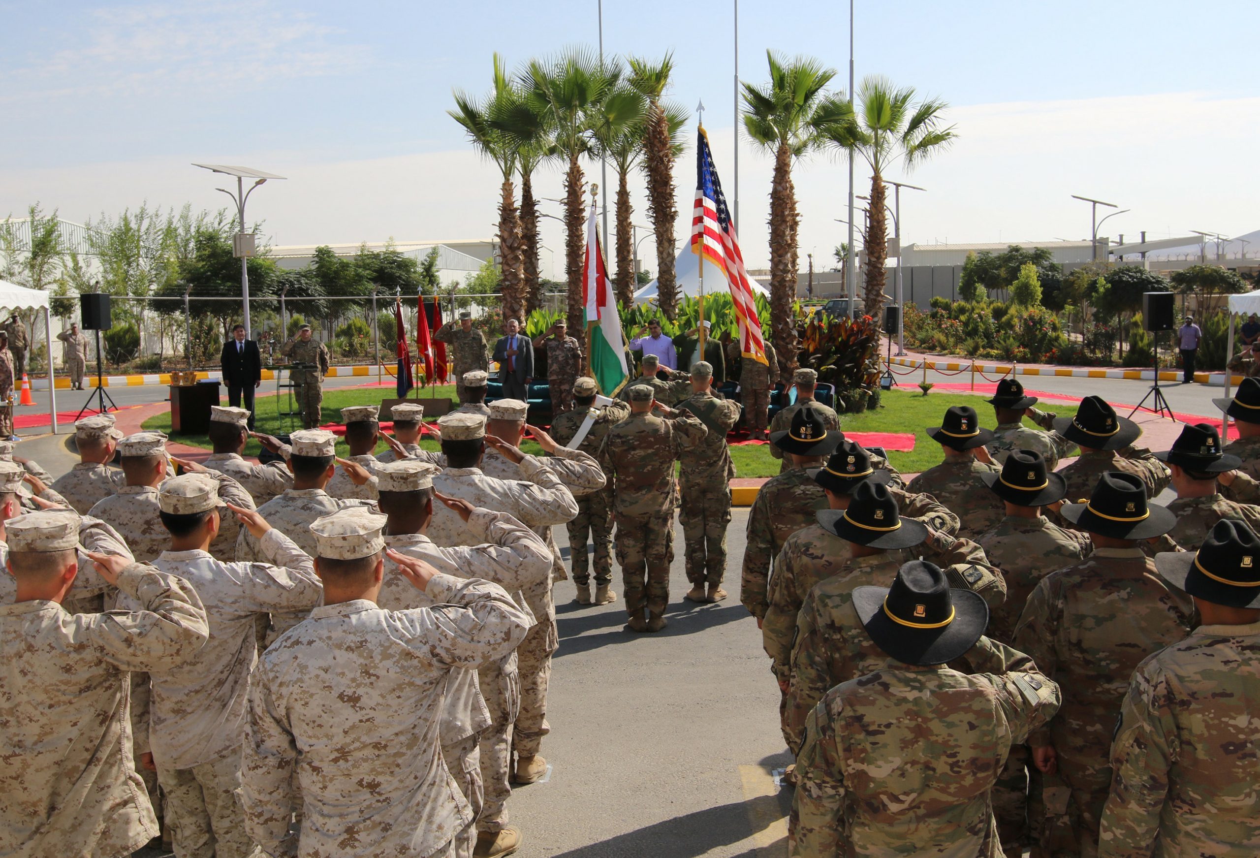 قاعدة تدريب مشتركة بين القوات الأردنية والأمريكية شرق عمان٬ 2018/ Us Army 