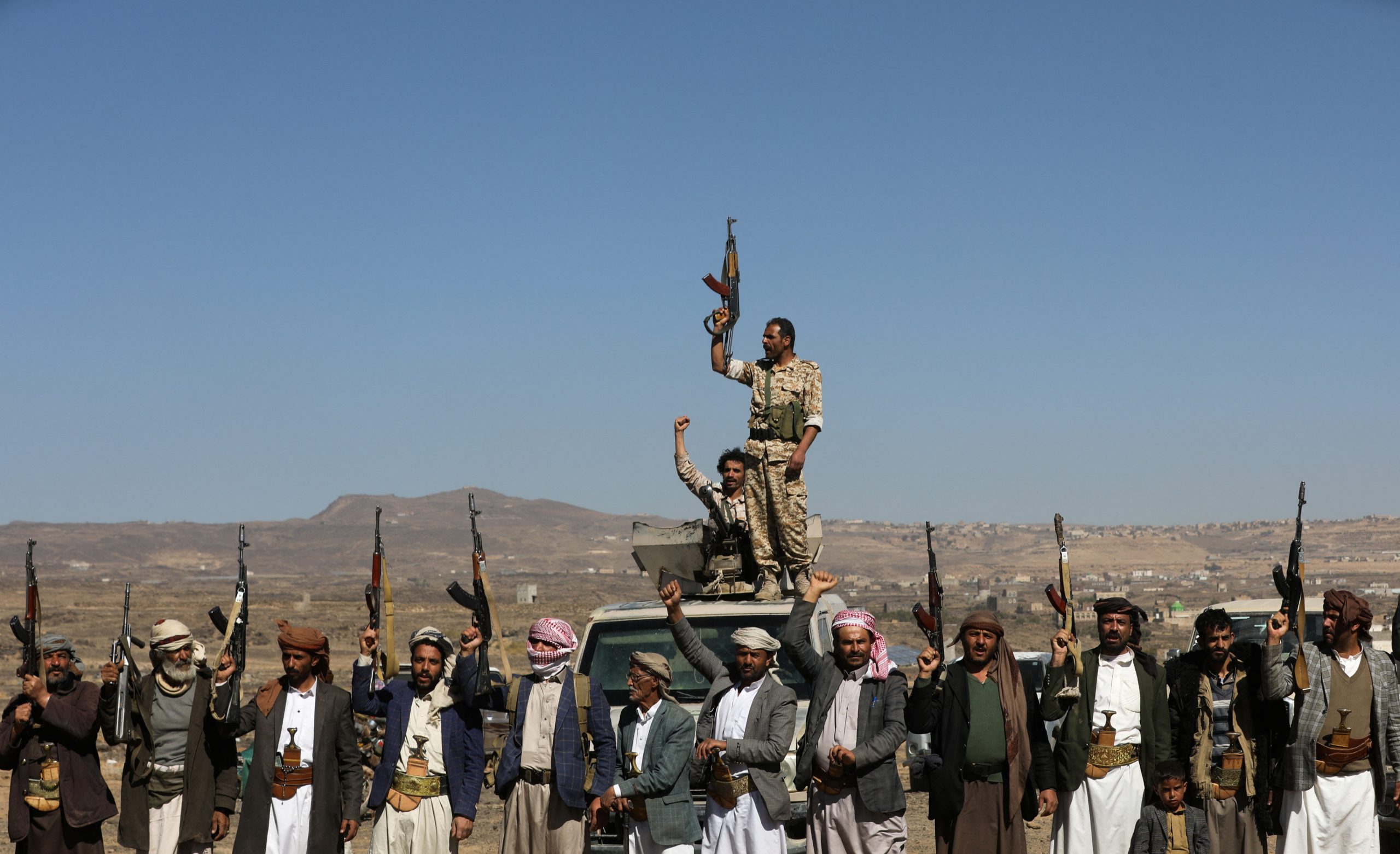 الحوثيون في اليمن/ رويترز