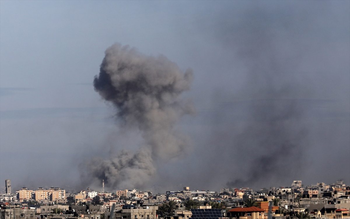 الجيش الإسرائيلي يواصل هجماته على قطاع غزة/الأناضول<br>