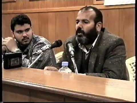 إبراهيم المقادمة أثناء إحدى ندواته - Youtube