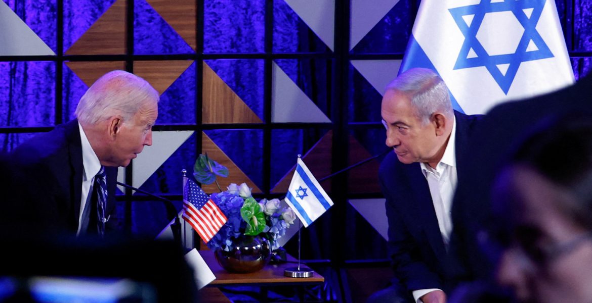 الرئيس الأمريكي جو بايدن ورئيس الوزراء الإسرائيلي بنيامين نتنياهو/رويترز