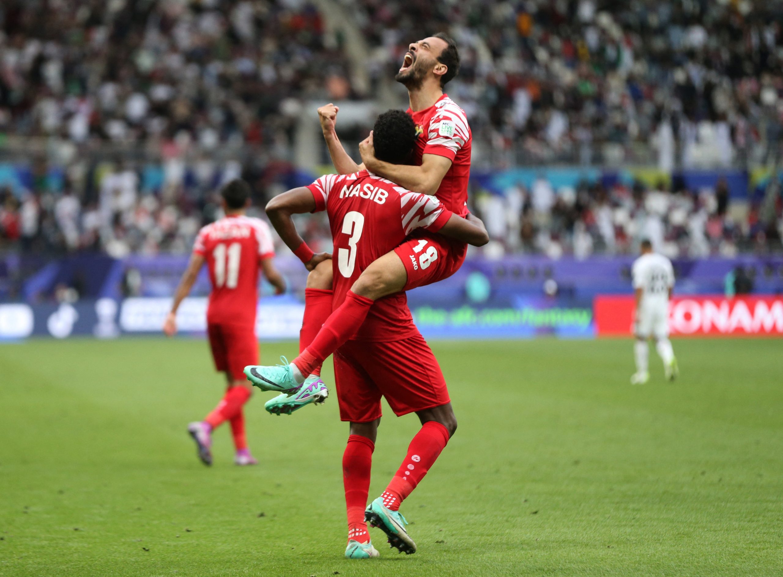 رويترز/ منتخب الأردن تجاوز العراق في الدور 17 من بطولة كأس آسيا 2023