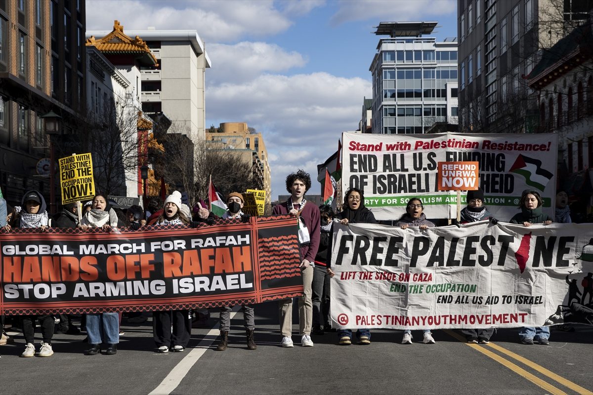 مظاهرات في الولايات المتحدة تنديدا بالعدوان على غزة/ الأناضول