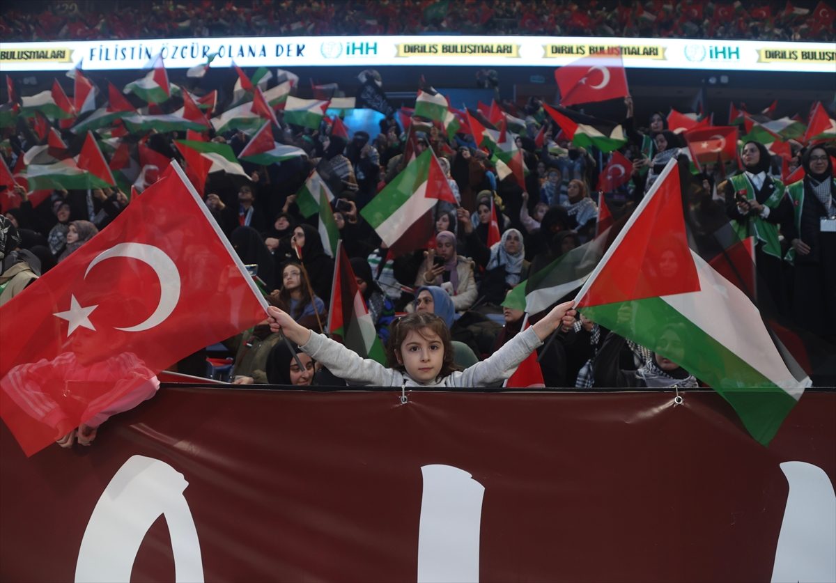فعالية بتركيا تندد بالعدوان الإسرائيلي على قطاع غزة/ الأناضول