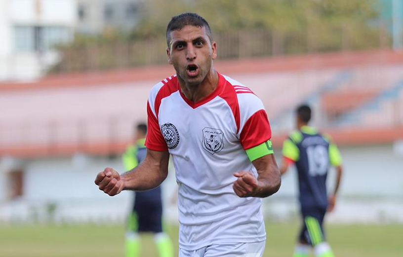 استشهاد اللاعب محمد بركات في غزة