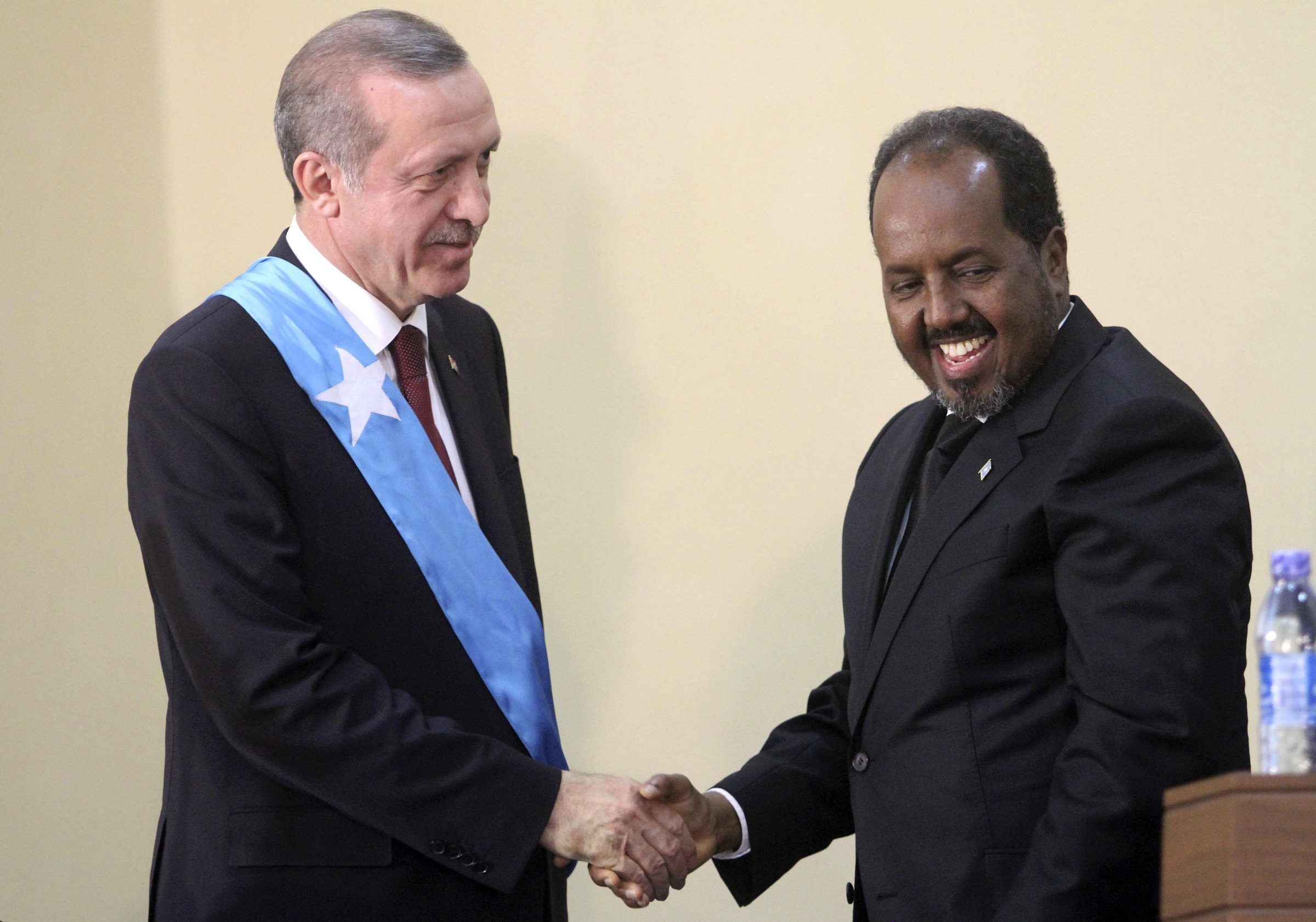 الرئيسيت التركي والصومالي في مقديشو عام 2015/ رويترز