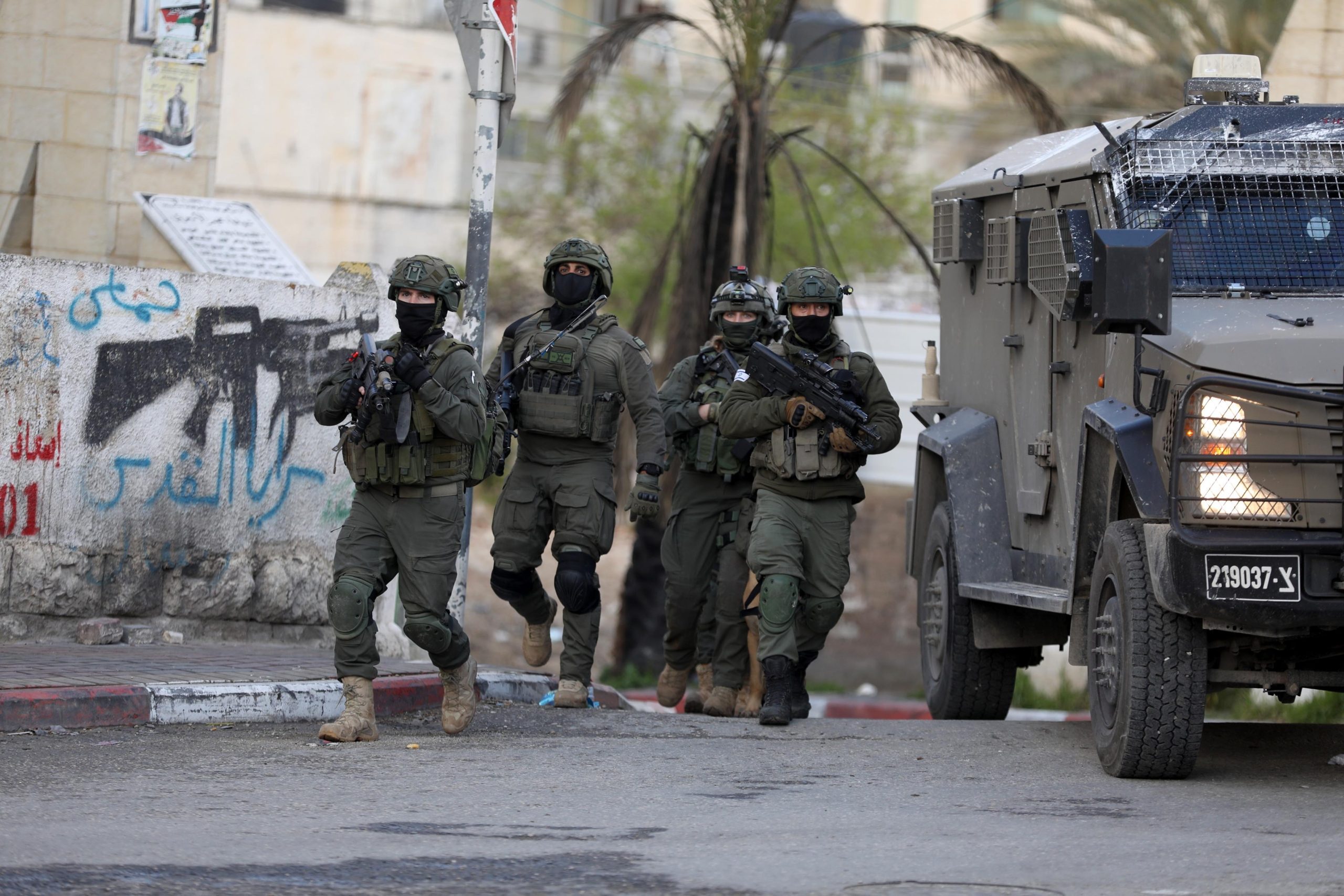 جنود الاحتلال الإسرائيلي في الضفة/الأناضول