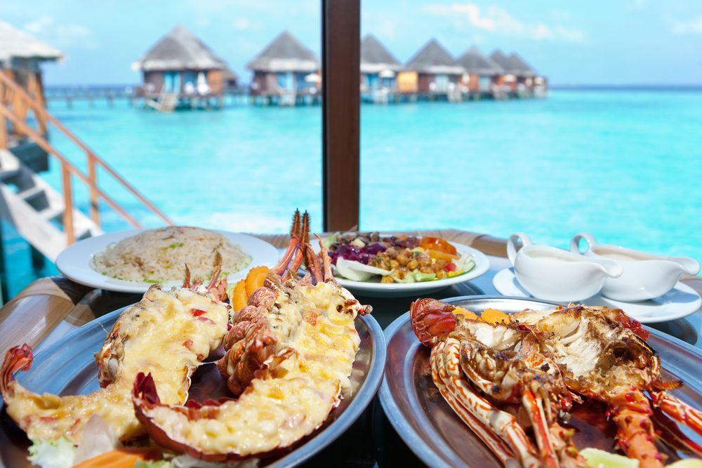 أطعمة بحرية في جزر المالديف