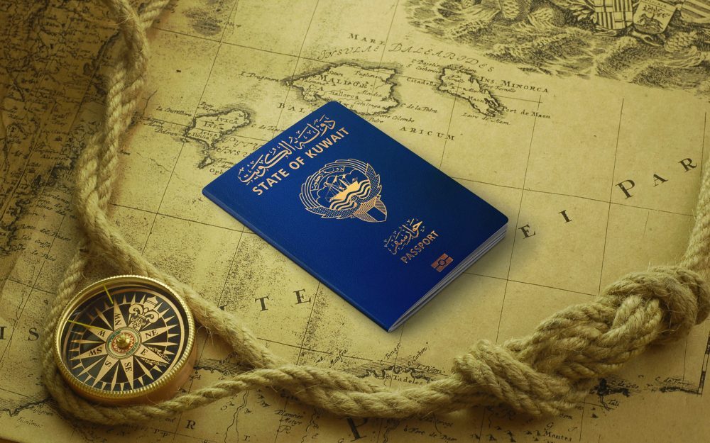 جوازات السفر العربية- الجواز الكويتي- المصدر: shutterstock 