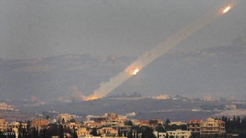 أطلق حزب الله عشرات الصواريخ تجاه مستوطنة إسرائيلية (أرشيفية)/ الأناضول