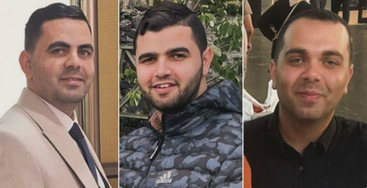 صورة الشهداء حازم وأمير ومحمد أبناء رئيس المكتب السياسي لحماس / مواقع التواصل
