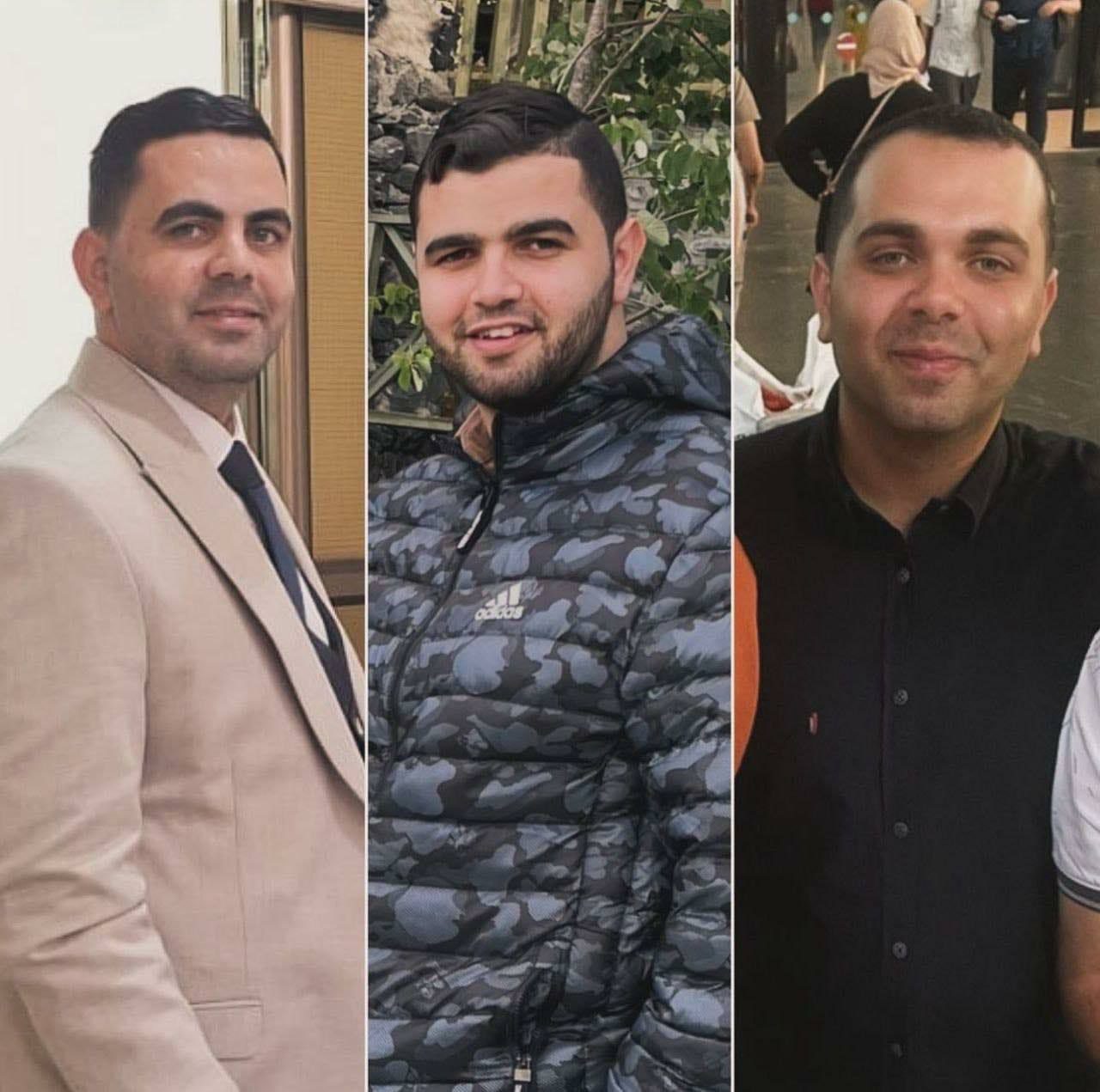 Şehitlerin fotoğrafı Hamas Siyasi Büro Başkanı'nın oğulları Hazem, Amir ve Muhammed / sosyal paylaşım siteleri