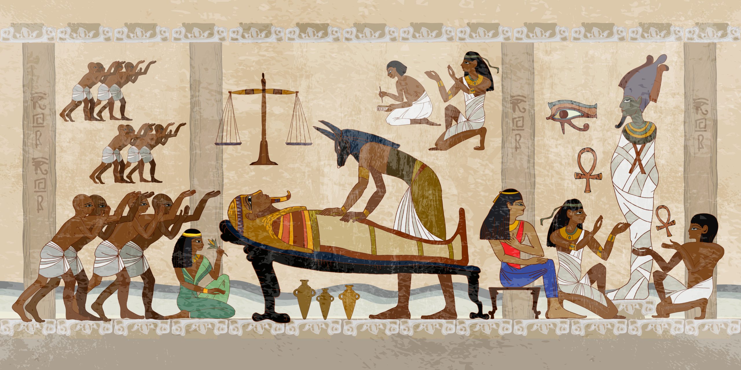 <strong>طقوس التحنيط عند المصريين القدماء – المصدر: Shutterstock </strong>