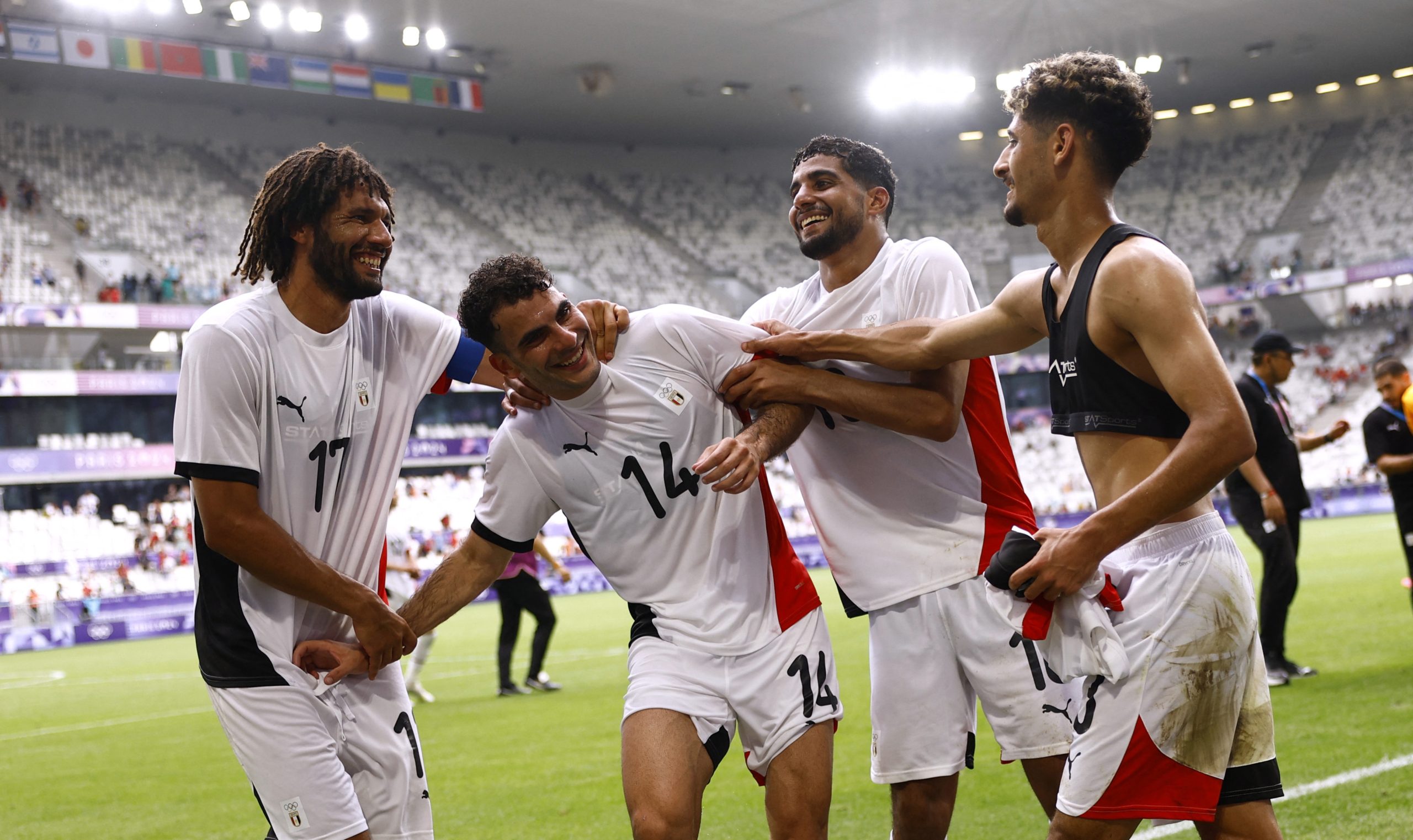 <strong>لعبة مصر والمغرب أولمبياد باريس – المصدر : Reuters </strong>