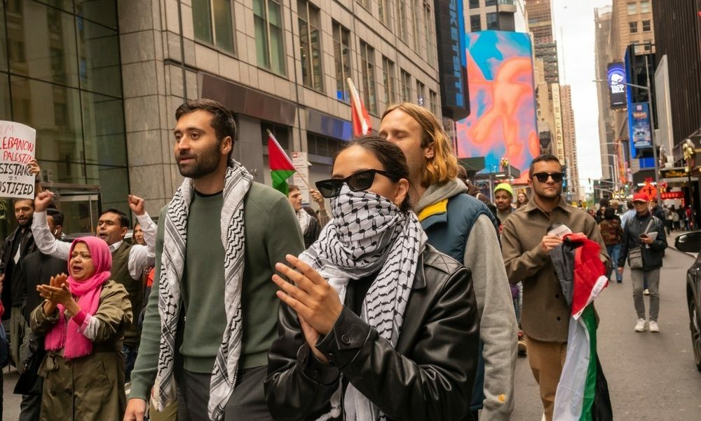 مظاهرات سابقة منتقدة لإسرائيل في نيويورك / Shutterstock