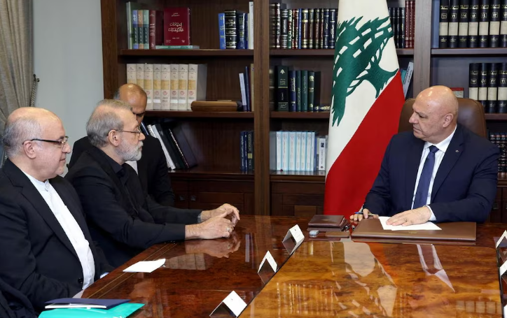 زيارة لاريجاني إلى بيروت تضمن لقاء العديد من المسؤولين في لبنان/ رويترز