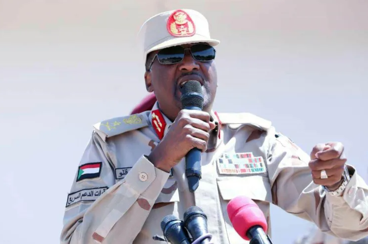 عبد الرحيم دقلو نائب قائد قوات الدعم السريع/ وكالة السودان للأنباء