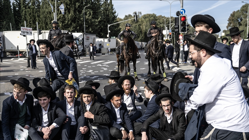 مظاهرات سابقة للحريديم ضد التجنيد/ الأناضول